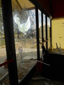 The Villagio Legalita, a former mafia property turned over to a civic group, vandalized by the mafia last fall. Photo: Corriere della Sera